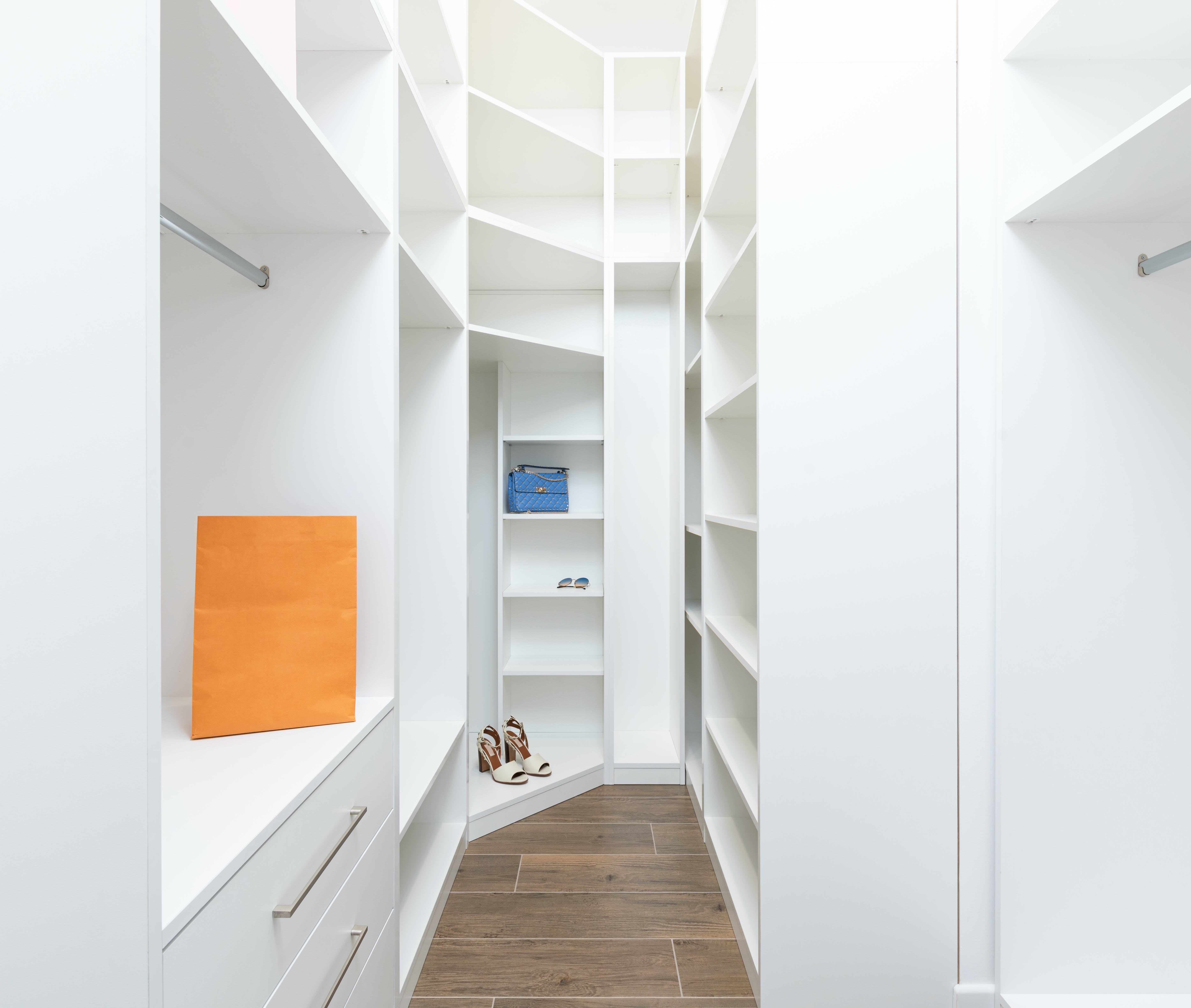 Modern White Closets